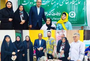 نمایشگاه آثار هنری توان‌یابان بوشهر افتتاح شد