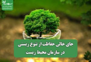 جای خالی حفاظت از تنوع زیستی در سازمان محیط زیست