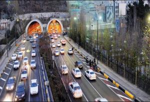 هر دو مسیر تونل رسالت امشب مسدود است