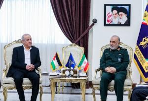 دیدار معاون دبیرکل جبهه مردمی برای آزادی فلسطین با سردار سلامی