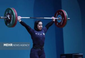 دختر وزنه بردار ایران در دوضرب و مجموع مدال برنز گرفت