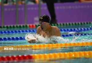 آراد مهدی‌زاده به مقام پنجم ۲۰۰ متر قورباغه رسید