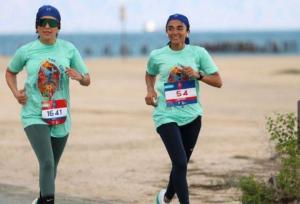 تصاویر پربازدید از ماراتن زنانه کیش در دولت رئیسی