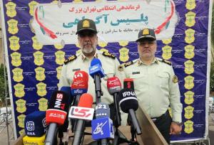 تجلیل سردار محمدیان از ۱۹ شهید پلیس پایتخت در جنگ ۱۲ روزه