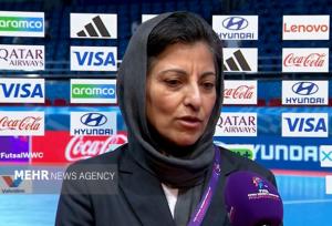 شهرزاد مظفر: عملکرد ایران در جام‌جهانی دور از انتظار بود