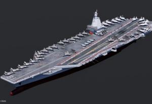 از اولین ابرناو هواپیمابر اتمی چین رونمایی شد