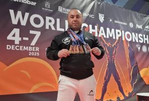 افتخارآفرینی ورزشکار شیرازی در رقابت‌های جهانی پاورلیفتینگ و پرس سینه