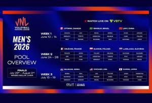 برنامه مسابقات ایران در لیگ ملت‌های والیبال ۲۰۲۶ اعلام شد