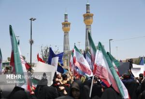 مشهد یکپارچه خواستار پاسخ قاطع و کوبنده به رژیم صهیونیستی