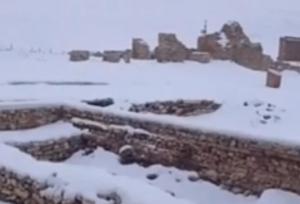 تصاویری از بارش برف در تکاب و چالدران