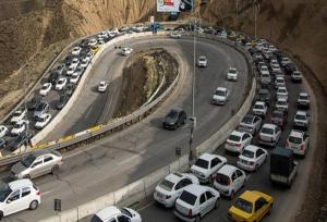 ترافیک سنگین در کندوان/جزئیات محدودیت ترافیکی جاده‌ها تا 3 آبان