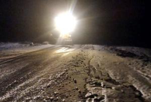 انسداد محور خمین – الیگودرز به دلیل کولاک شدید؛ تردد ممنوع شد