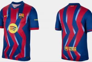 بارسلونا از پیراهن چهارم فصل رونمایی کرد