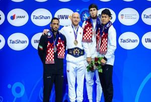 امیرعلی آذرپیرا در جمع مدعیان وزن ۹۷ کیلوگرم در جهان