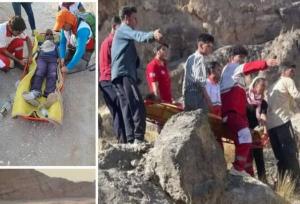 کوهنورد مصدوم در منطقه صعب‌العبور قلعه حیدر شهرستان گناوه نجات یافت