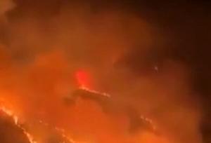 جنگل‌های غرب عربستان در محاصره آتش + فیلم