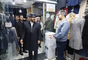 استاندار فارس پای سخنان کسبه و بازاریان شیراز نشست