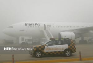 تغییر مسیر ۲ پرواز ورودی فرودگاه بوشهر به دلیل مه شدید