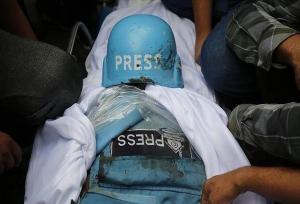 افزایش شمار شهدای خبرنگار غزه به ۱۶۵ نفر