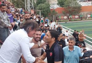 حضور سرمربیان استقلال و پرسپولیس و درآمدن اشک یک پیشکسوت