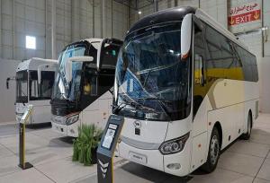 گروه بهمن با اتوبوس‌های شهری و بین شهری در نمایشگاه حمل‌ونقل تهران