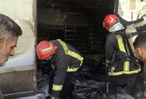 حریق یک واحد مسکونی در قم