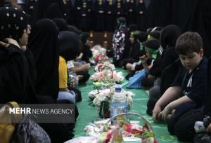 مهمانان کوچک در بزرگ‌ترین سفره حضرت رقیه (س) گرد هم آمدند