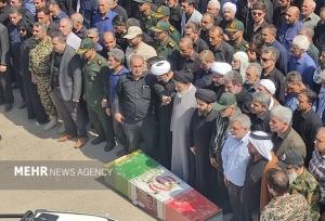 پیکر مطهر شهید دفاع مقدس در زادگاهش دزفول آرام گرفت