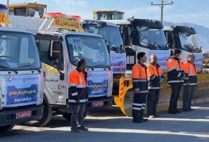 مانور نیروهای امدادی شاهرود در روز جهانی قربانیان سانحه رانندگی