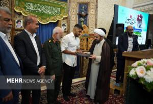 «پهلوان غلامرضا فرخی» خادم افتخاری حرم شاهچراغ(ع) شد