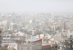 کیفیت هوای تهران در شرایط ناسالم است