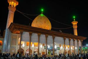 سومین حرم اهل بیت(ع) غرق در عزای شهادت امام حسن عسکری (ع)