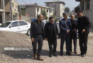 بازدید رئیس کل دادگستری گیلان از محل حادثه تروریستی آستانه اشرفیه