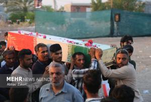 استقبال باشکوه مردم روستای مجتمع امام از پیکر شهید گمنام