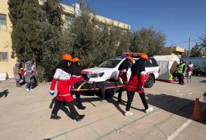 مانور زلزله و ایمنی در مدارس سیستان و بلوچستان برگزار شد