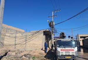 جمع‌آوری ۲۸۰ انشعاب غیرمجاز برق در چنیبه سیدموسی اهواز