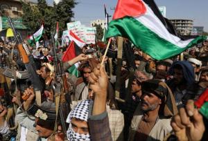 ‌تظاهرات فعالان بحرینی در حمایت از فلسطین+فیلم