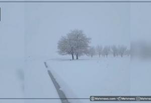 سفیدپوش شدن روستای نوروزآباد
