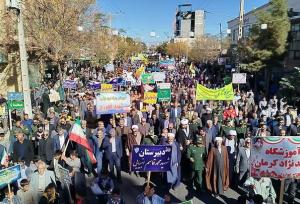 حضور پرشور مردم بردسکن در راهپیمایی یوم‌الله ۱۳ آبان
