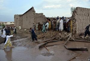 طوفان در افغانستان جان ده‌ها نفر را گرفت