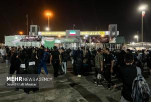 موج بازگشت زائران اربعین حسینی از مرزهای خوزستان