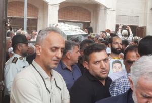 تشییع پیکر مطهر سه شهید نیروی انتظامی در گرگان برگزار شد