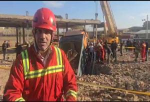 جزئیات سانحه سقوط کامیون در گودال؛ دو کارگر جان باختند