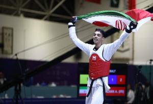 علی مرادیان دومین طلایی تکواندوی ایران در ریاض