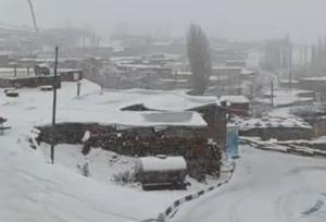 بارش برف در بخش سارال از توابع دیواندره