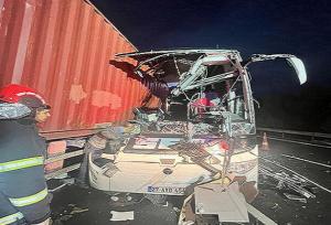 ۷ کشته و ۱۱ زخمی در تصادف اتوبوس در جنوب شرقی ترکیه