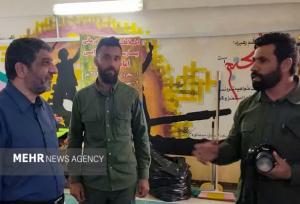 وزیر میراث فرهنگی در جمع راهیان نور حاضر شد