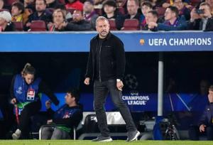 واکنش فلیک به ناراحتی یامال بعد از تعویض