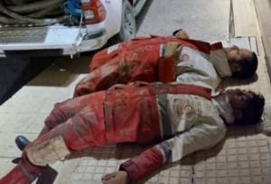 عکس پربازدید از امدادگران هلال‌احمر در سیل کرمان