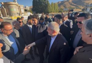 وزیر میراث‌فرهنگی، گردشگری و صنایع‌دستی  وارد سنندج شد